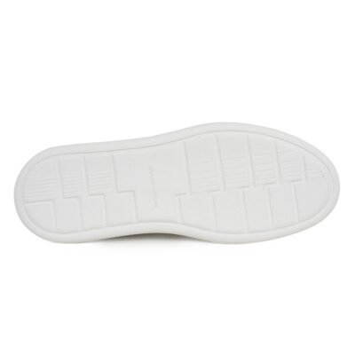 AMBITIOUS ΑΝΔΡΙΚΑ ΔΕΡΜΑΤΙΝΑ XLight SNEAKERS 12861-4838AM WHITE/BLACK - Image 5