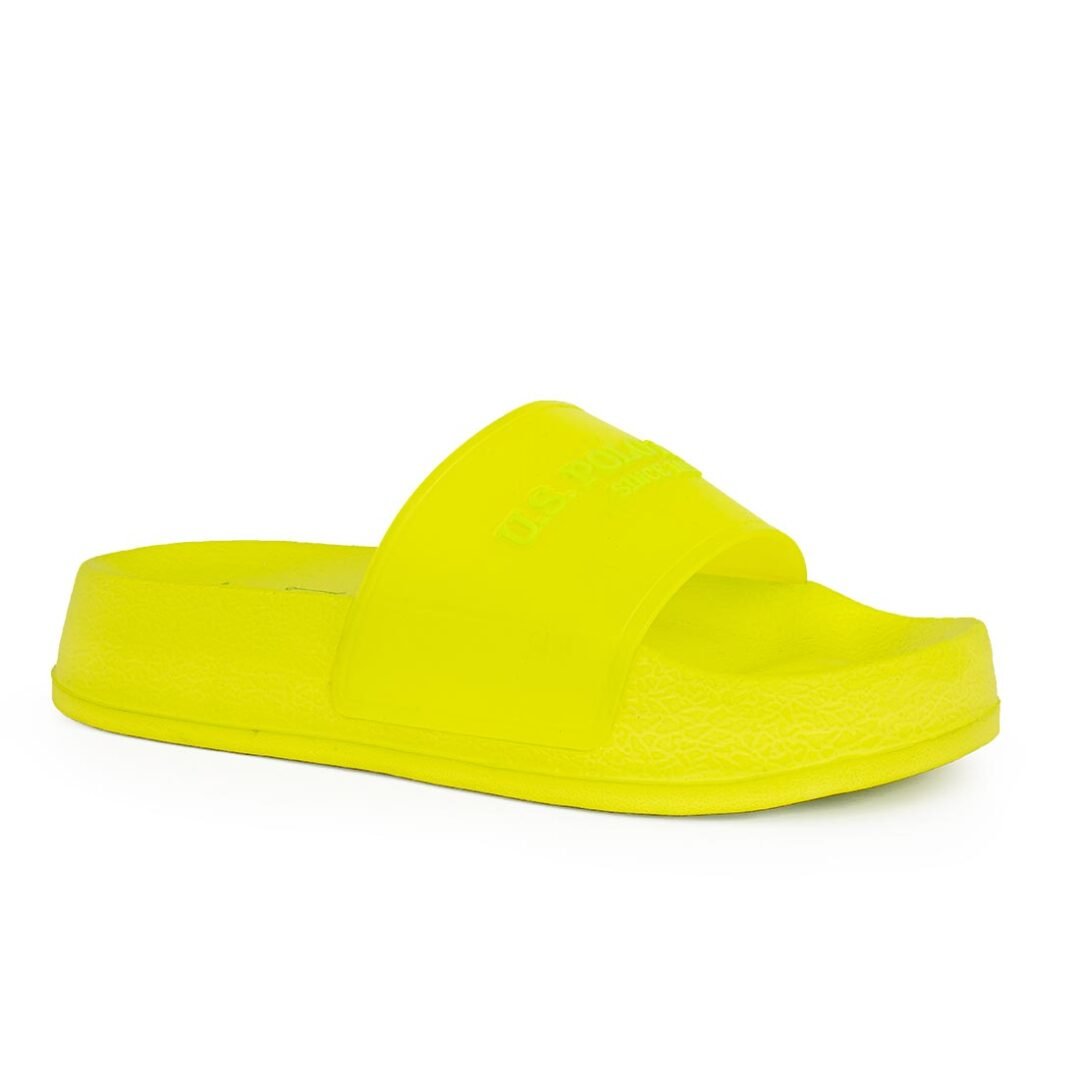 US POLO ΓΥΝΑΙΚΕΙΑ SLIDES AMAMI001 YELLOW - Image 2