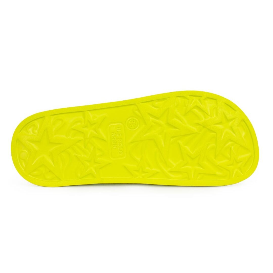 US POLO ΓΥΝΑΙΚΕΙΑ SLIDES AMAMI001 YELLOW - Image 4