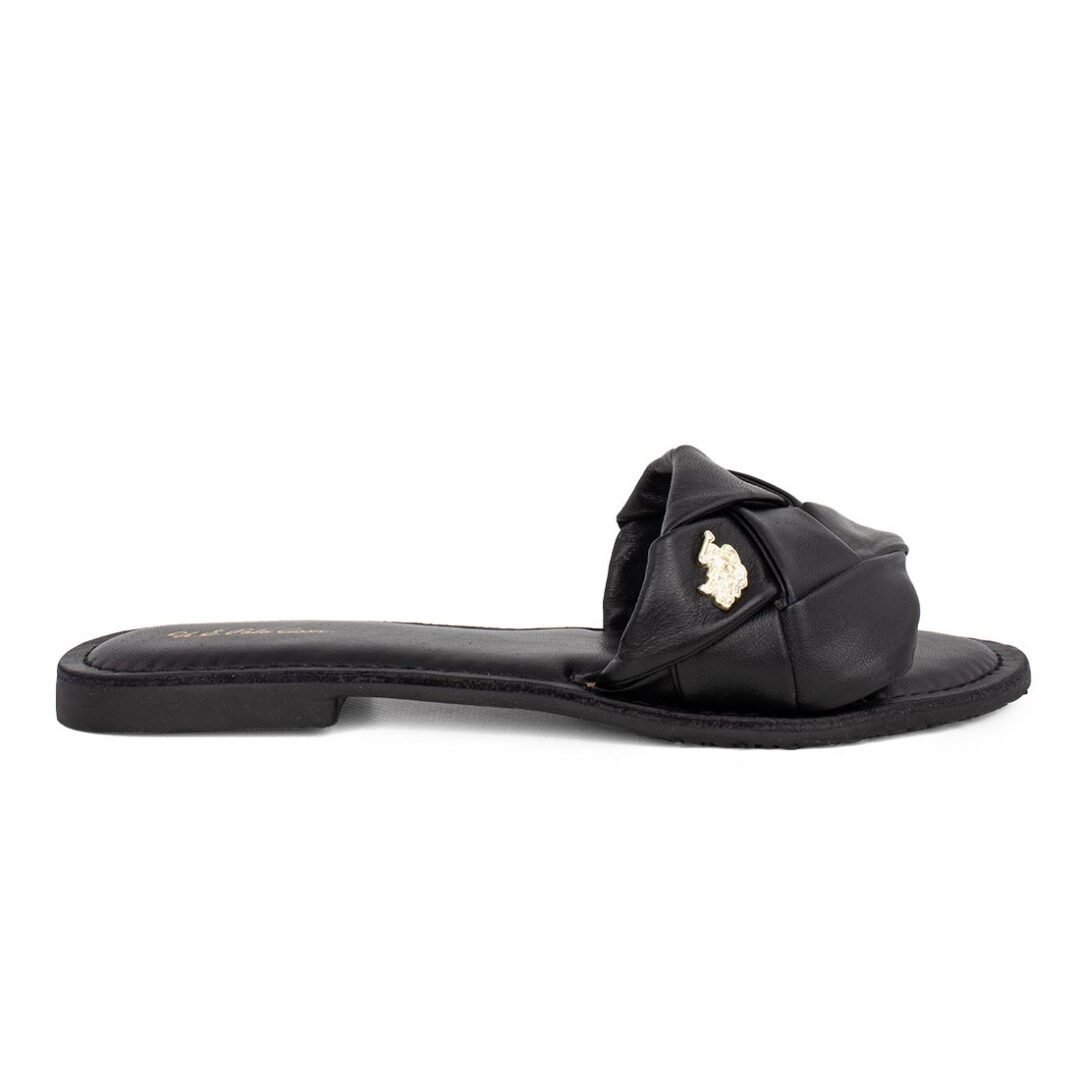 US POLO ΓΥΝΑΙΚΕΙΕΣ FLAT ΠΑΝΤΟΦΛΕΣ LINDA003 BLACK