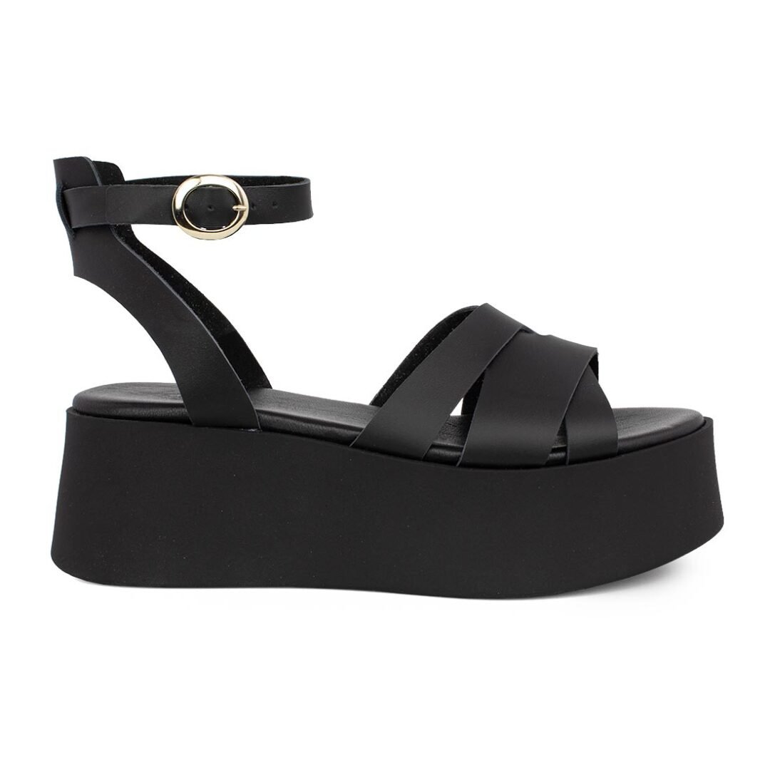 FRAU ΓΥΝΑΙΚΕΙΕΣ ΔΕΡΜΑΤΙΝΕΣ ΠΛΑΤΦΟΡΜΕΣ 88T7 10536 BLACK LONDON