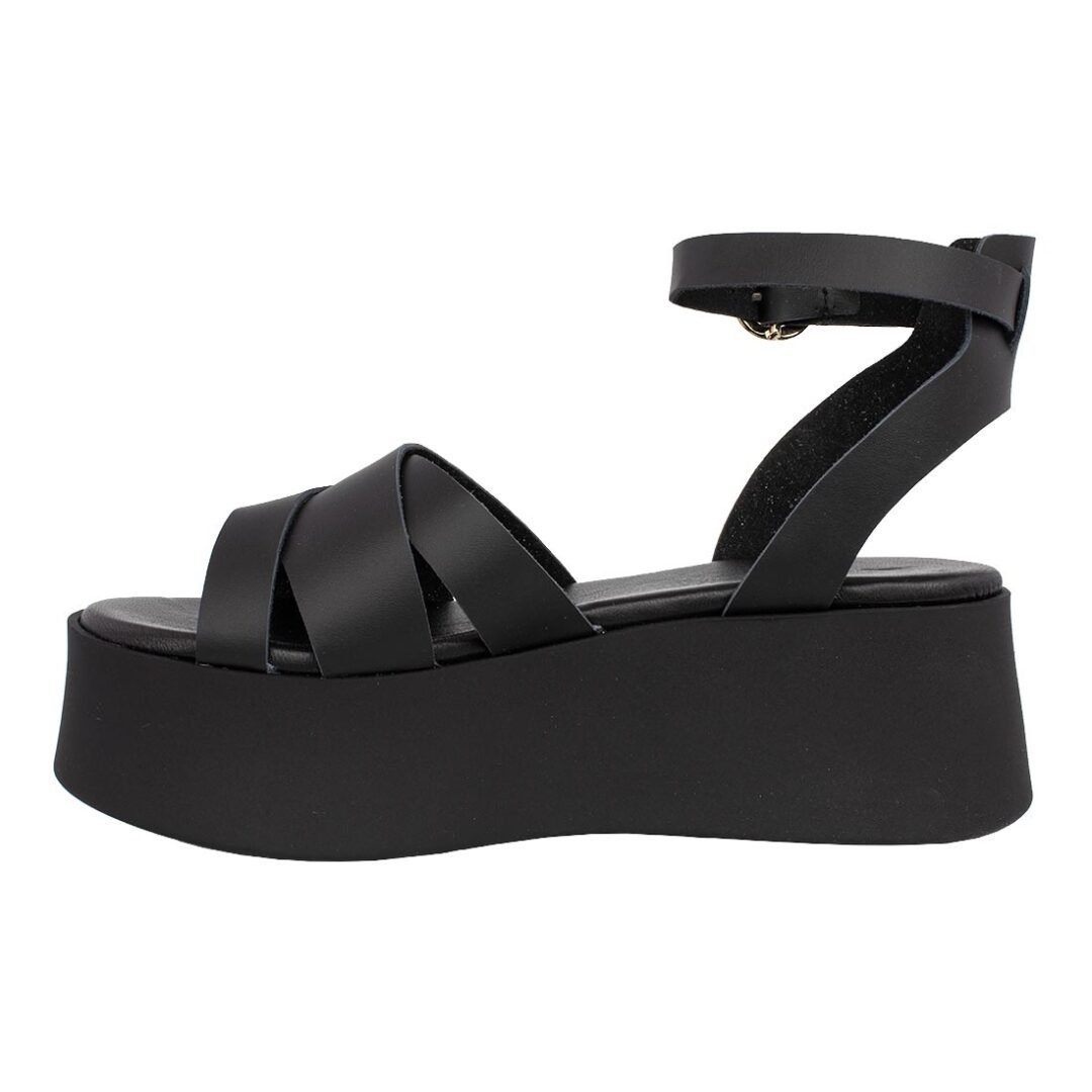 FRAU ΓΥΝΑΙΚΕΙΕΣ ΔΕΡΜΑΤΙΝΕΣ ΠΛΑΤΦΟΡΜΕΣ 88T7 10536 BLACK LONDON - Image 3