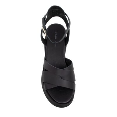 FRAU ΓΥΝΑΙΚΕΙΕΣ ΔΕΡΜΑΤΙΝΕΣ ΠΛΑΤΦΟΡΜΕΣ 88T7 10536 BLACK LONDON - Image 5