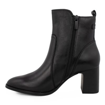 TAMARIS COMFORT ΓΥΝΑΙΚΕΙΑ ΔΕΡΜΑΤΙΝΑ ΜΠΟΤΑΚΙΑ ΜΕ ΤΑΚΟΥΝΙ 8-85302-41 001 ΜΑΥΡΑ - Image 3