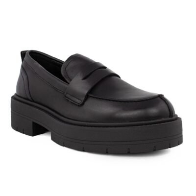 GEOX ΓΥΝΑΙΚΕΙΑ ΔΕΡΜΑΤΙΝΑ COMFORT LOAFERS D SPHERICA EC7 I BLACK - Image 2