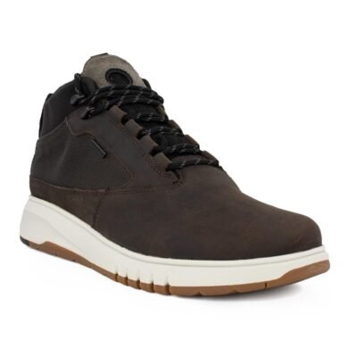 GEOX ΑΝΔΡΙΚΑ ΔΕΡΜΑΤΙΝΑ AMPHIBIOX ΜΠΟΤΑΚΙΑ U AERANTIS 4X4 ABX A DARK COFFEE - Image 2