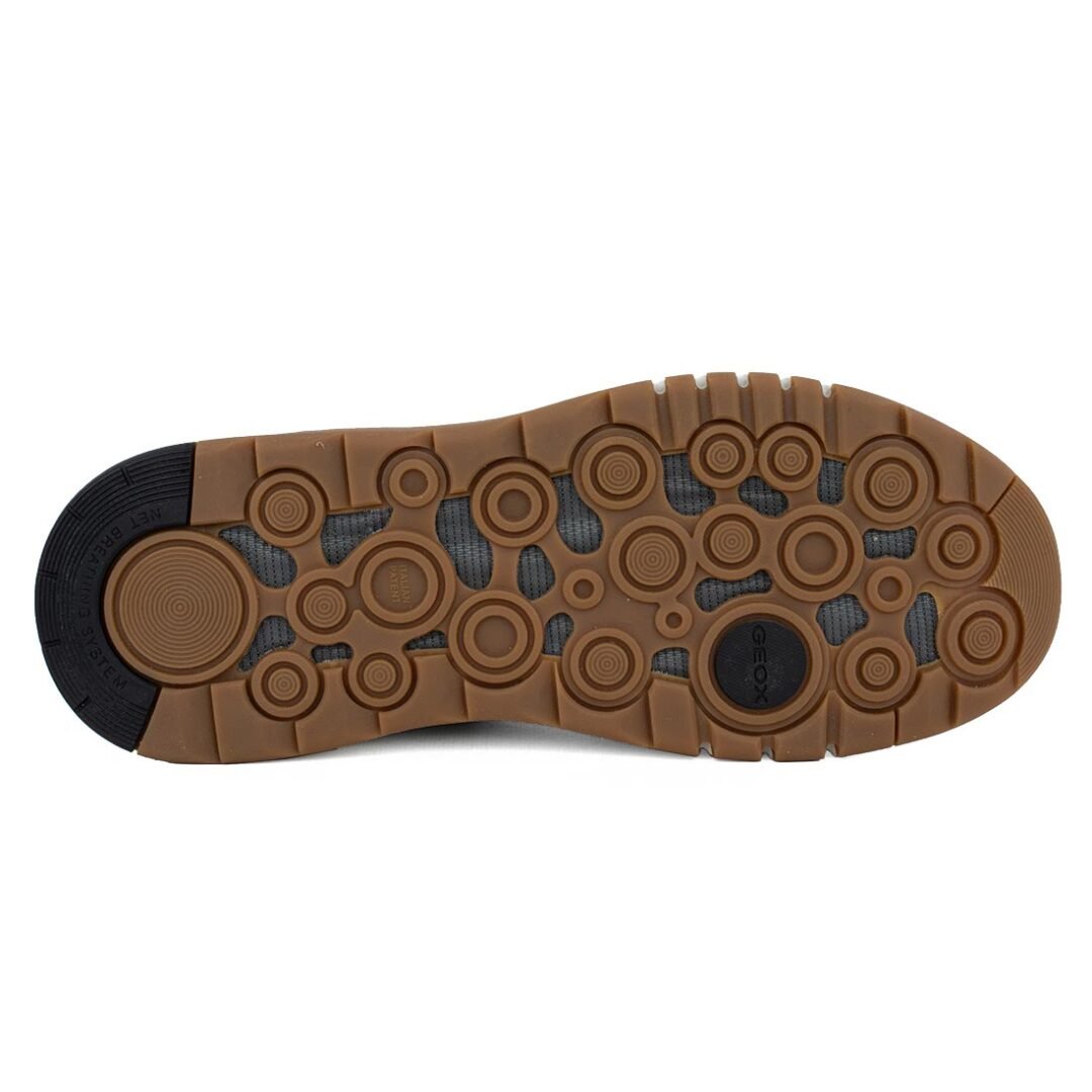 GEOX ΑΝΔΡΙΚΑ ΔΕΡΜΑΤΙΝΑ AMPHIBIOX ΜΠΟΤΑΚΙΑ U AERANTIS 4X4 ABX A DARK COFFEE - Image 4