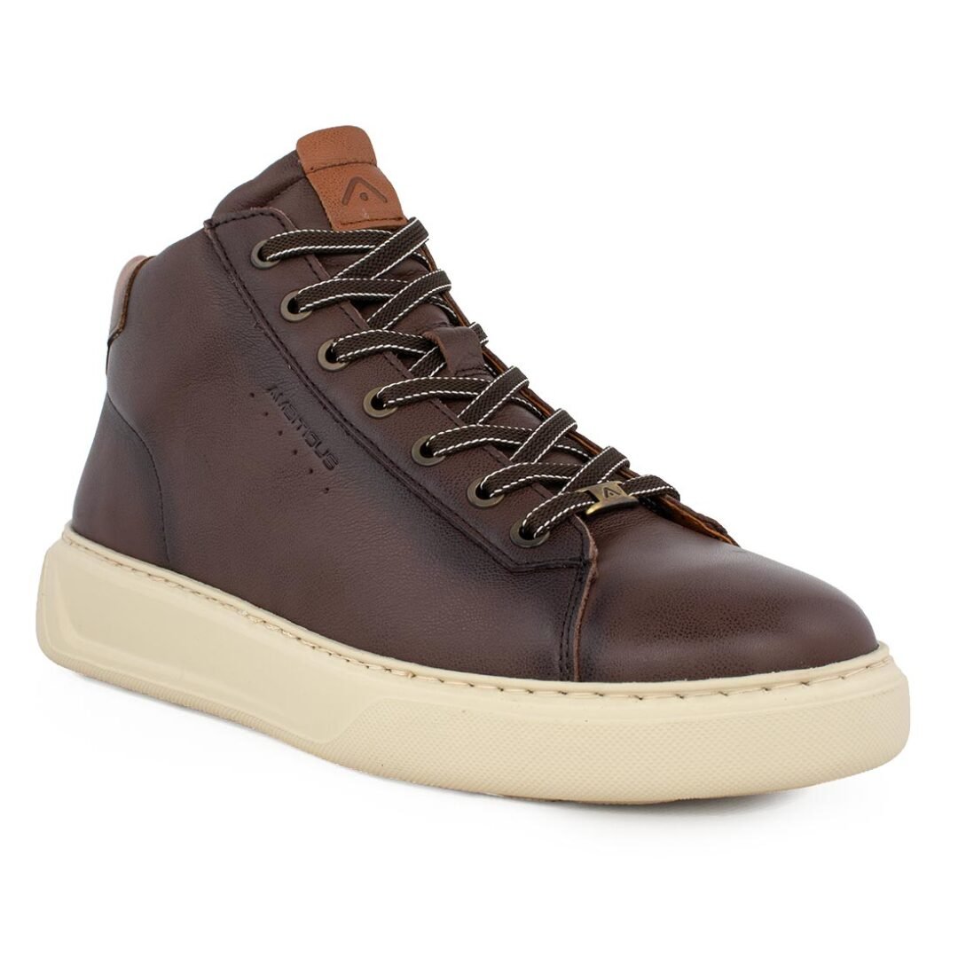 AMBITIOUS ΑΝΔΡΙΚΑ ΔΕΡΜΑΤΙΝΑ XLight ΜΠΟΤΑΚΙΑ 13019-7129A BROWN - Image 2