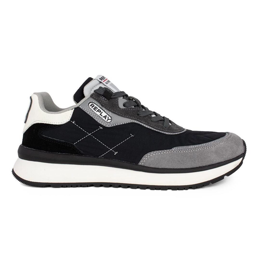 REPLAY ΑΝΔΡΙΚΑ SNEAKERS FUTURE RUN RS7N0001T 0370 BLACK GREY