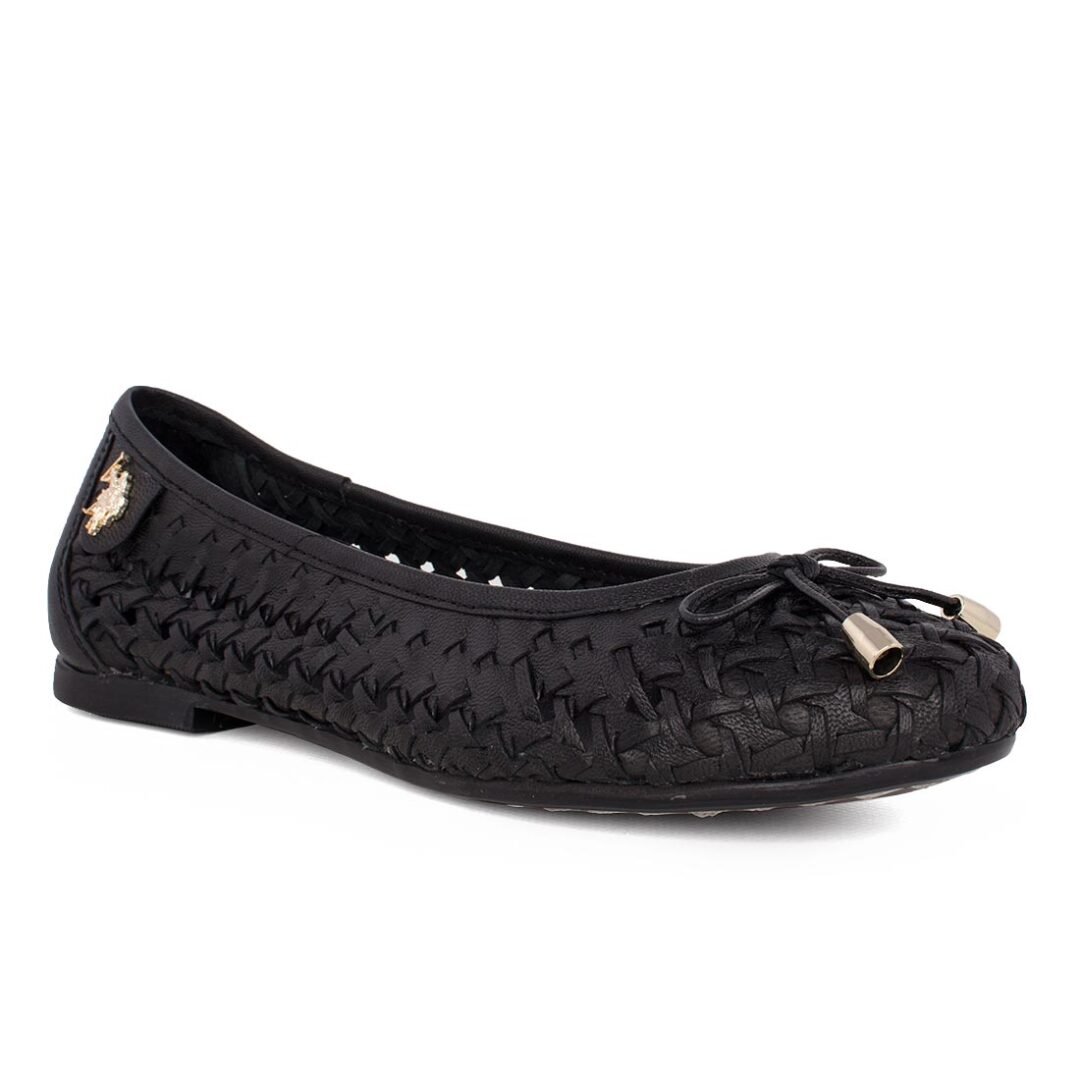 US POLO ΓΥΝΑΙΚΕΙΕΣ ΠΛΕΧΤΕΣ ΜΠΑΛΑΡΙΝΕΣ JULIA001 BLACK - Image 2