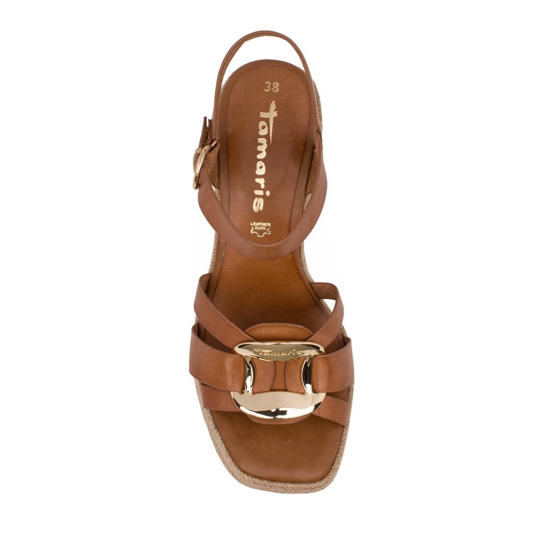 TAMARIS ΓΥΝΑΙΚΕΙΕΣ ΔΕΡΜΑΤΙΝΕΣ ΠΛΑΤΦΟΡΜΕΣ 1-28344-42 305 COGNAC - Image 5