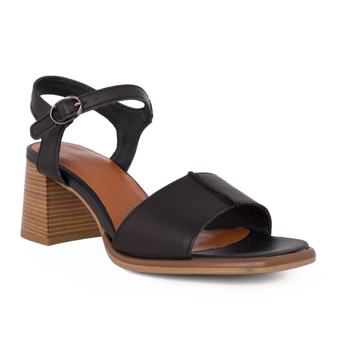 TAMARIS ΓΥΝΑΙΚΕΙΑ ΔΕΡΜΑΤΙΝΑ ΠΕΔΙΛΑ 1-28023-42 001 BLACK - Image 2