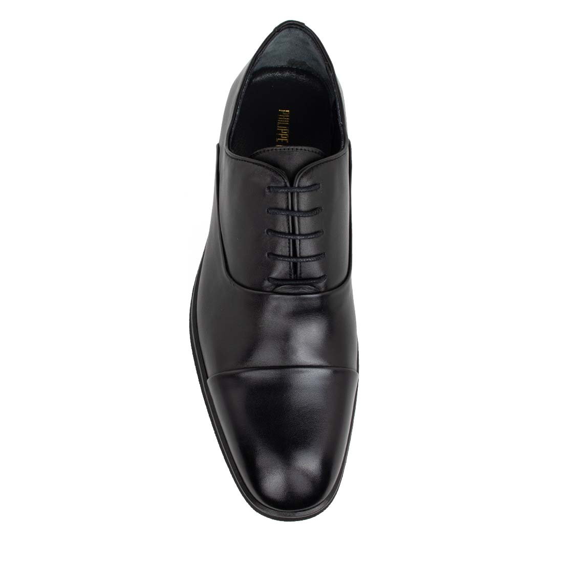 PHILIPPE LANG ΑΝΔΡΙΚΑ ΔΕΡΜΑΤΙΝΑ ΚΛΑΣΙΚΑ ΠΑΠΟΥΤΣΙΑ 2310V ANTIQUE BLACK - Image 5