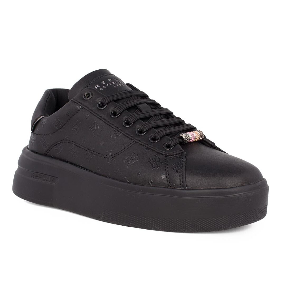 REPLAY ΓΥΝΑΙΚΕΙΑ SNEAKERS UNIVERSITY W JOY RZ4N0016L 0003 BLACK - Image 2