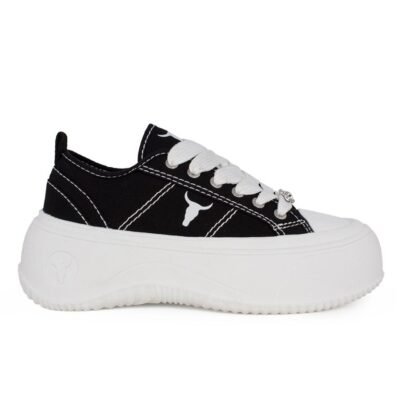WINDSOR SMITH ΓΥΝΑΙΚΕΙΑ ΠΑΝΙΝΑ SNEAKERS INTENTIONS BLACK