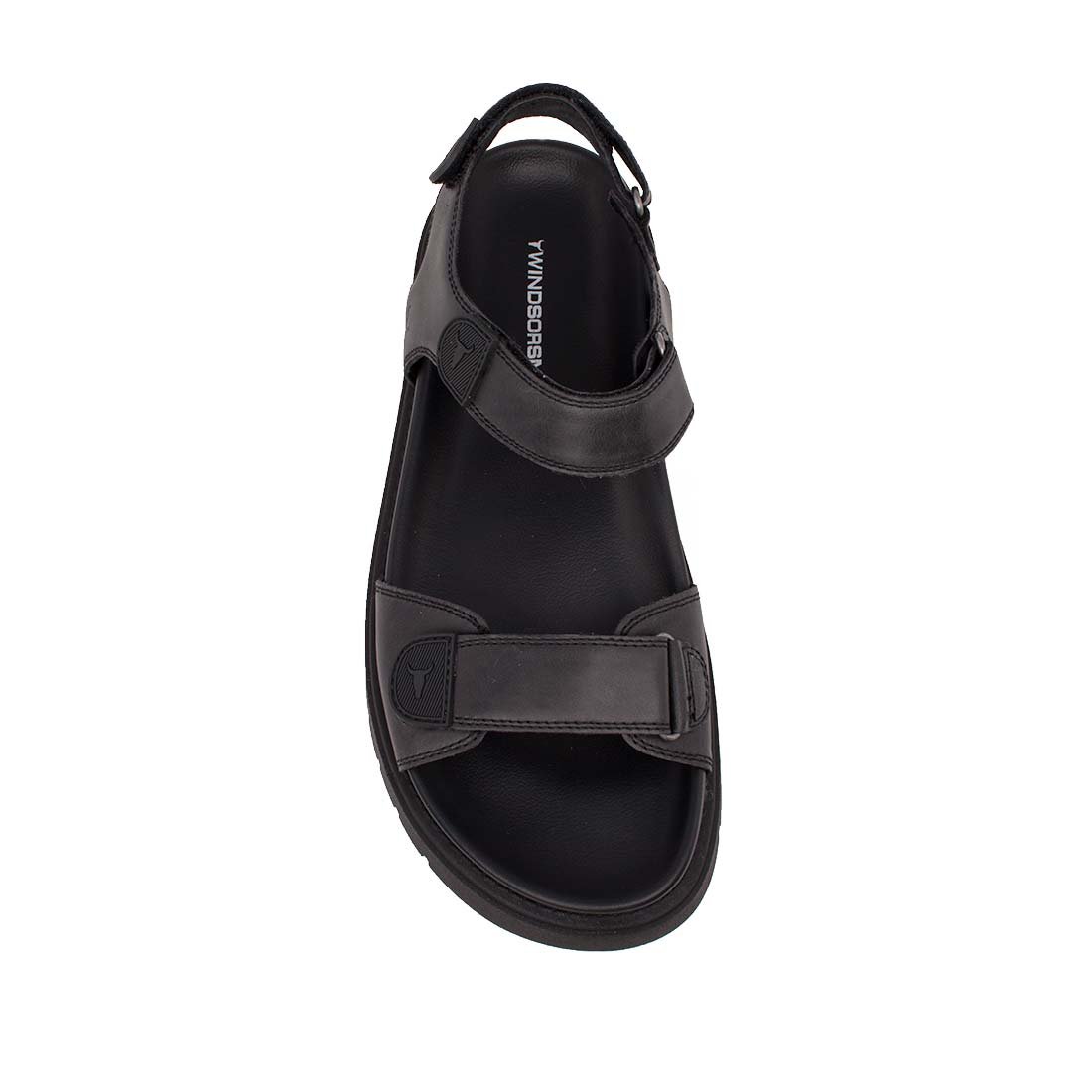 WINDSOR SMITH ΑΝΔΡΙΚΑ ΔΕΡΜΑΤΙΝΑ ΣΑΝΔΑΛΙΑ RAMSEY SANDALS BLACK - Image 5