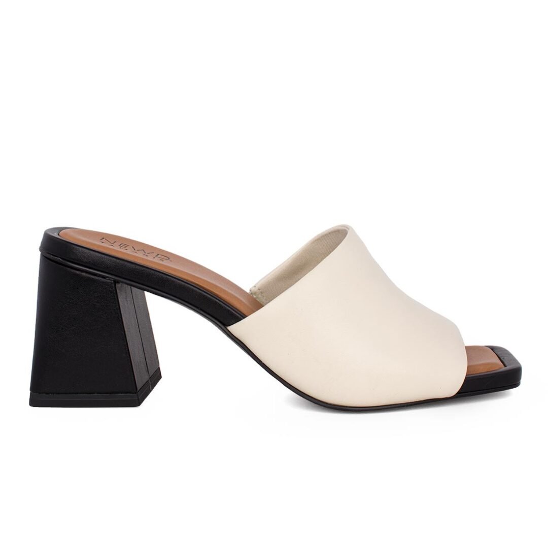 NEWD BY TAMARIS ΓΥΝΑΙΚΕΙΑ ΔΕΡΜΑΤΙΝΑ MULES 1-27211-42 430 IVORY COMB