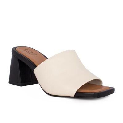 NEWD BY TAMARIS ΓΥΝΑΙΚΕΙΑ ΔΕΡΜΑΤΙΝΑ MULES 1-27211-42 430 IVORY COMB - Image 2