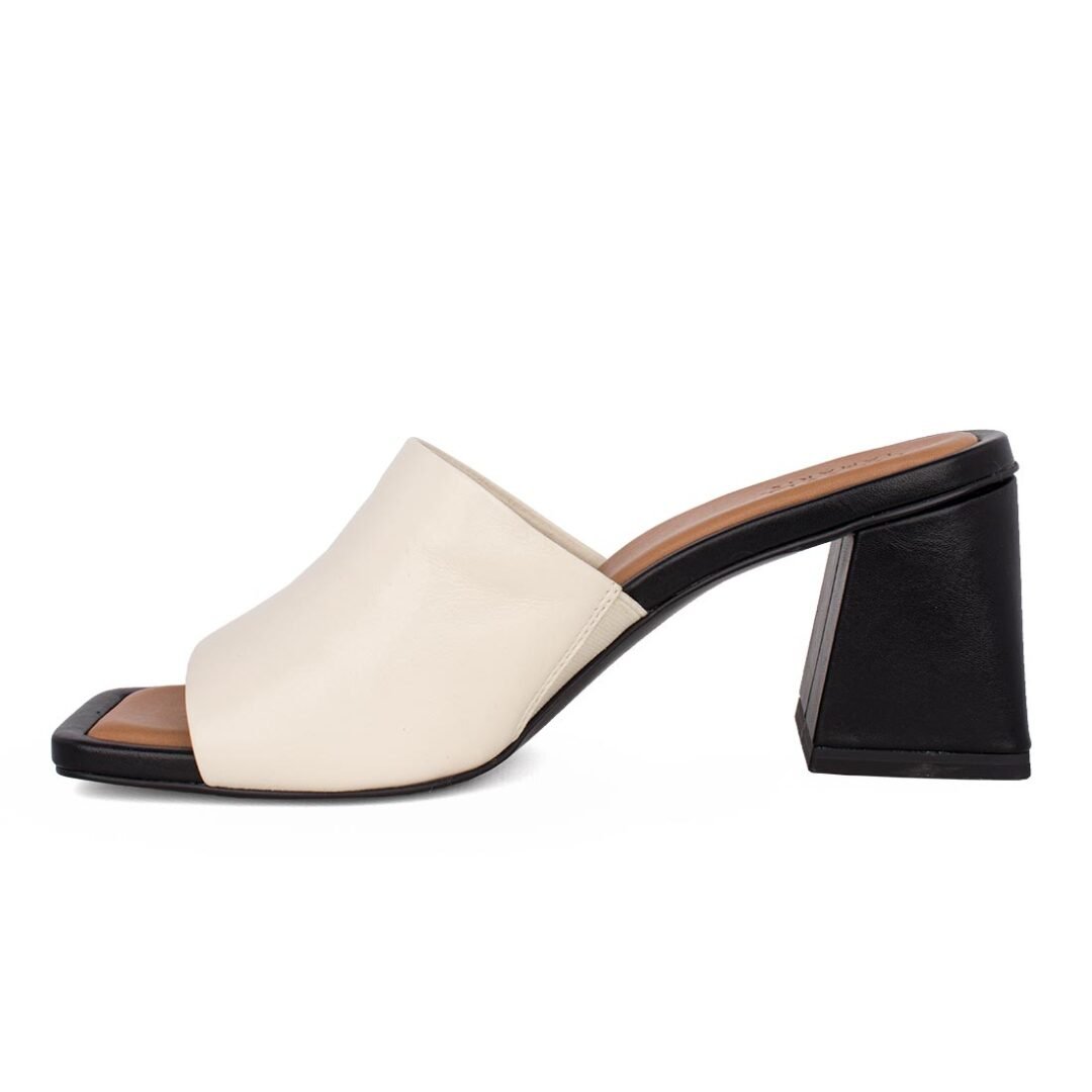 NEWD BY TAMARIS ΓΥΝΑΙΚΕΙΑ ΔΕΡΜΑΤΙΝΑ MULES 1-27211-42 430 IVORY COMB - Image 3