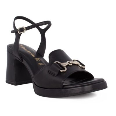 TAMARIS ΓΥΝΑΙΚΕΙΑ ΔΕΡΜΑΤΙΝΑ ΠΕΔΙΛΑ 1-28002-42 001 BLACK - Image 2