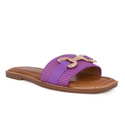 TAMARIS ΓΥΝΑΙΚΕΙΕΣ ΔΕΡΜΑΤΙΝΕΣ FLAT ΠΑΝΤΟΦΛΕΣ 1-27100-42 563 LIGHT PURPLE - Image 2