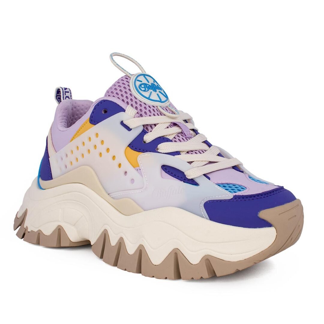 BUFFALO ΓΥΝΑΙΚΕΙΑ SNEAKERS TRAIL ONE PURPLE/YELLOW - Image 2
