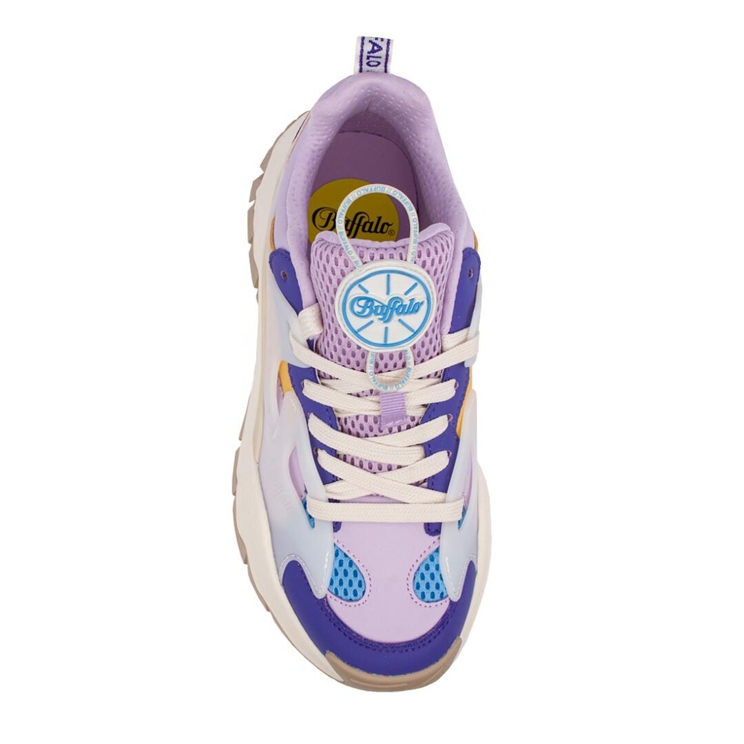 BUFFALO ΓΥΝΑΙΚΕΙΑ SNEAKERS TRAIL ONE PURPLE/YELLOW - Image 5
