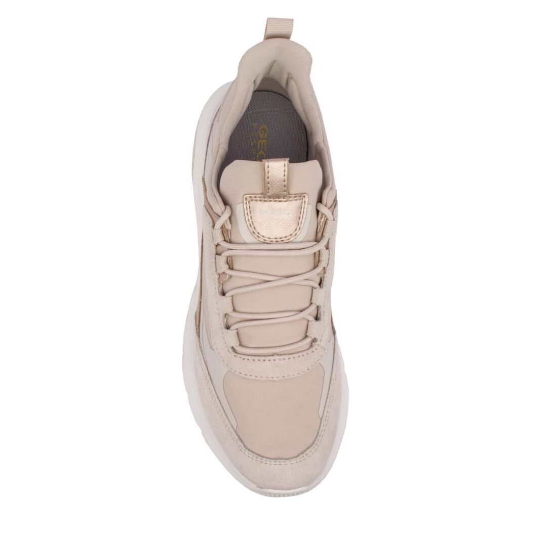 GEOX ΓΥΝΑΙΚΕΙΑ ΥΦΑΣΜΑΤΙΝΑ SNEAKERS SPHERICA ACTIF E LIGHT SAND - Image 5