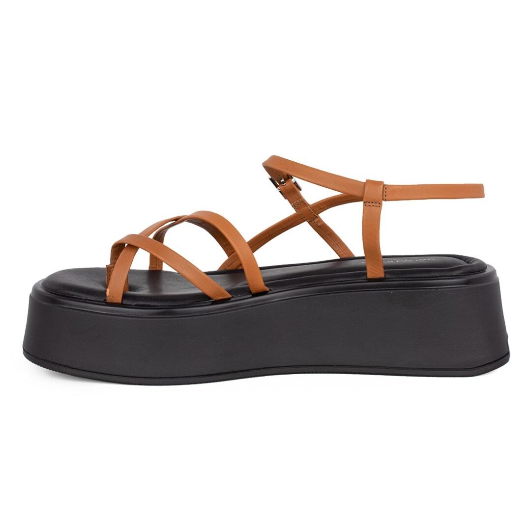 VAGABOND SHOEMAKERS ΓΥΝΑΙΚΕΙΑ ΔΕΡΜΑΤΙΝΑ FLATFORM ΠΕΔΙΛΑ COURTNEY 5334-701-27 COGNAC - Image 3