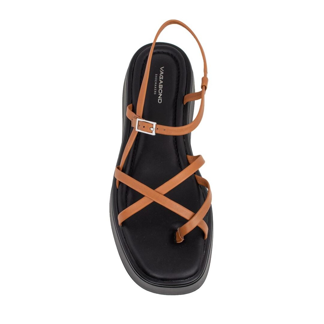 VAGABOND SHOEMAKERS ΓΥΝΑΙΚΕΙΑ ΔΕΡΜΑΤΙΝΑ FLATFORM ΠΕΔΙΛΑ COURTNEY 5334-701-27 COGNAC - Image 5