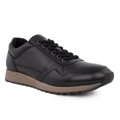 S.OLIVER ΑΝΔΡΙΚΑ ΔΕΡΜΑΤΙΝΑ CASUAL ΠΑΠΟΥΤΣΙΑ 5-13627-41 001 BLACK - Image 2