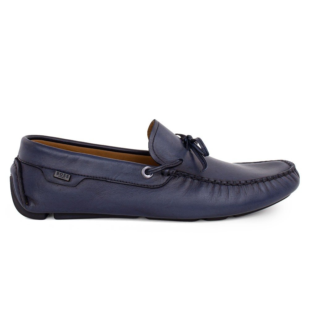 BOSS SHOES ΑΝΔΡΙΚΑ ΔΕΡΜΑΤΙΝΑ DRIVER ΜΟΚΑΣΙΝΙΑ S6889 ΜΠΛΕ