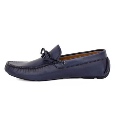 BOSS SHOES ΑΝΔΡΙΚΑ ΔΕΡΜΑΤΙΝΑ DRIVER ΜΟΚΑΣΙΝΙΑ S6889 ΜΠΛΕ - Image 3