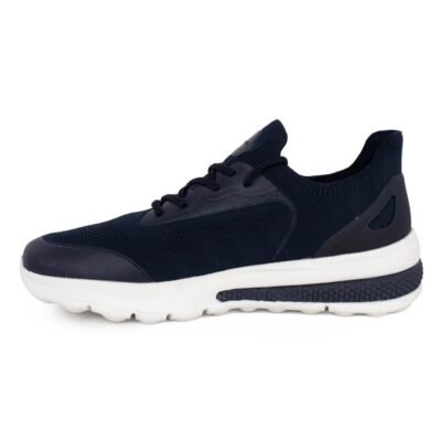 GEOX ΑΝΔΡΙΚΑ ΥΦΑΣΜΑΤΙΝΑ COMFORT SNEAKERS SPHERICA ACTIF A NAVY KNITTED TEXTILE - Image 3