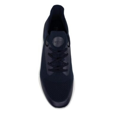 GEOX ΑΝΔΡΙΚΑ ΥΦΑΣΜΑΤΙΝΑ COMFORT SNEAKERS SPHERICA ACTIF A NAVY KNITTED TEXTILE - Image 5