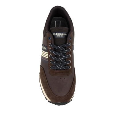 US POLO ΑΝΔΡΙΚΑ SNEAKERS XIRIO001C BROWN - Image 5