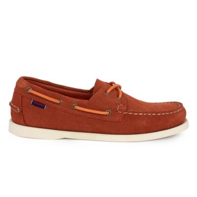SEBAGO ΑΝΔΡΙΚΑ BOAT SHOES PORTLAND FLESH OUT BRANDY SUEDE