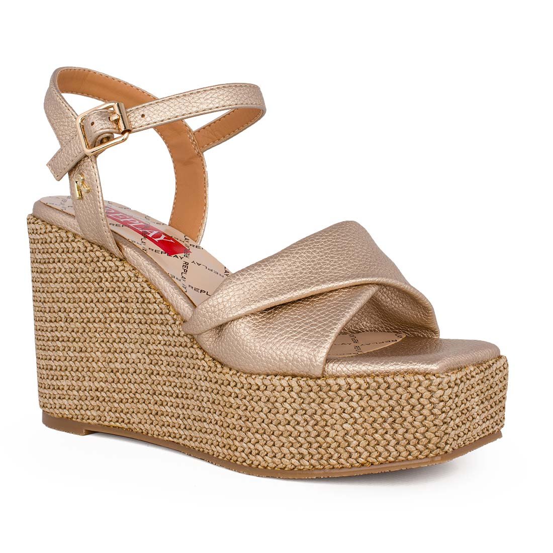 REPLAY ΓΥΝΑΙΚΕΙΕΣ ΠΛΑΤΦΟΡΜΕΣ WADE SANDAL RP6H0001S 0045 PLATIN - Image 2