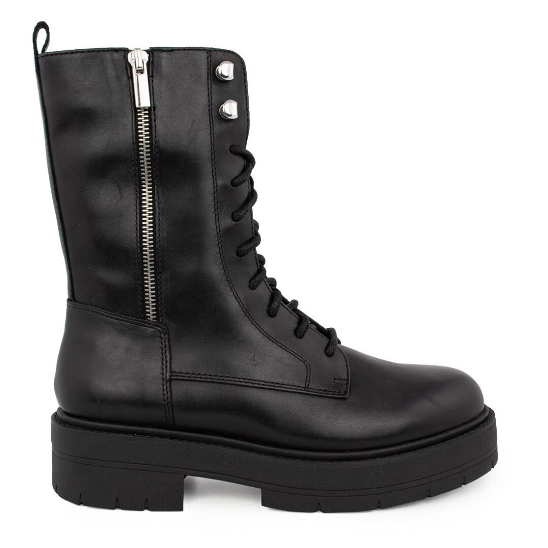 GEOX ΓΥΝΑΙΚΕΙΑ ΔΕΡΜΑΤΙΝΑ COMFORT ΑΡΒΥΛΑΚΙΑ D SPHERICA EC7 J BLACK