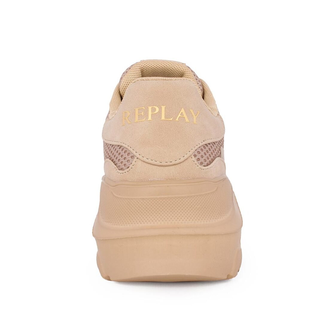 REPLAY ΓΥΝΑΙΚΕΙΑ SNEAKERS VANESSA MESH RS7Z0005T 0002 BEIGE - Image 4