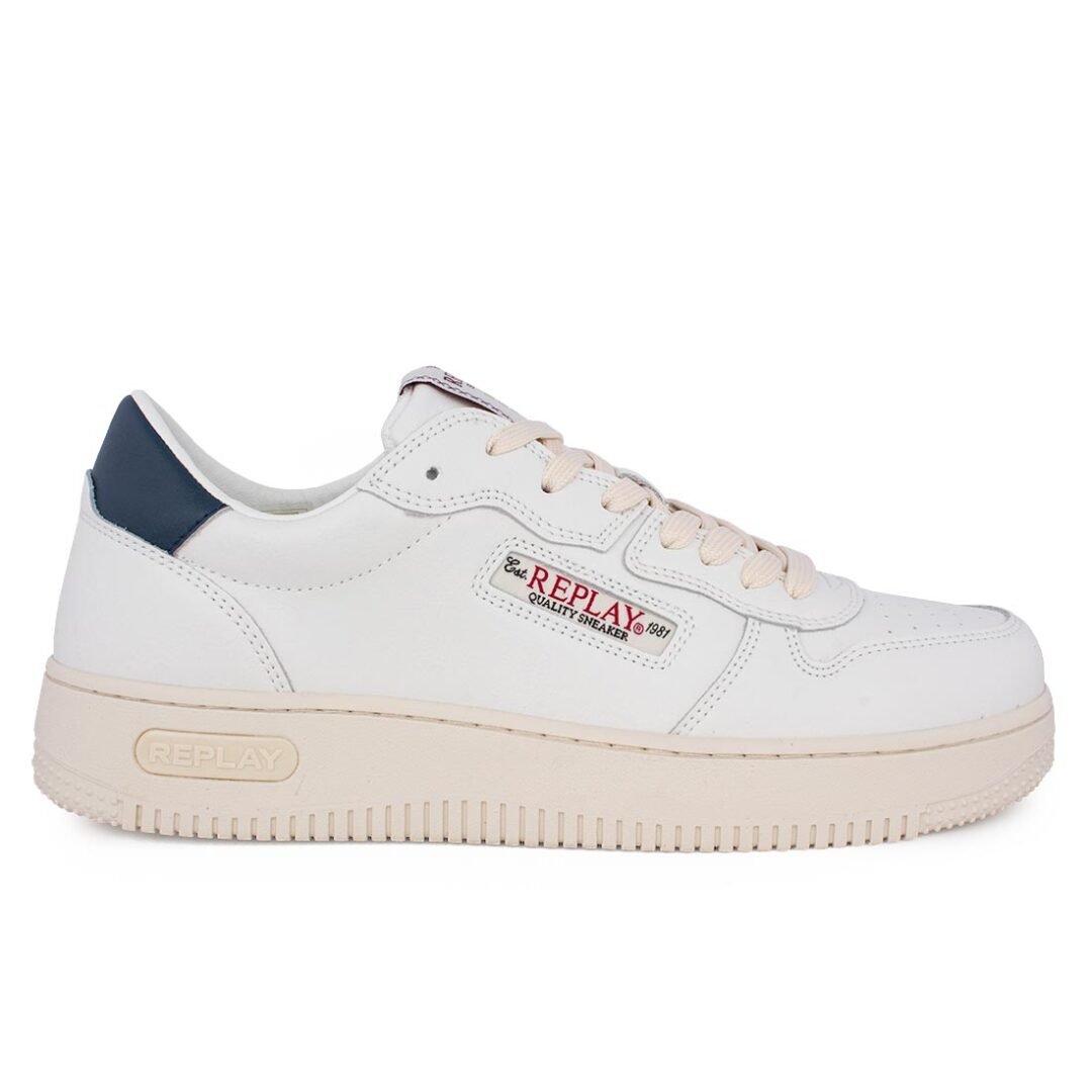 REPLAY ΑΝΔΡΙΚΑ SNEAKERS EPIC DOUBLE MAN RZ3G0038L 0122 WHITE/NAVY