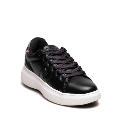US POLO ΓΥΝΑΙΚΕΙΑ SNEAKERS JEWEL002 ΜΑΥΡΑ - Image 2