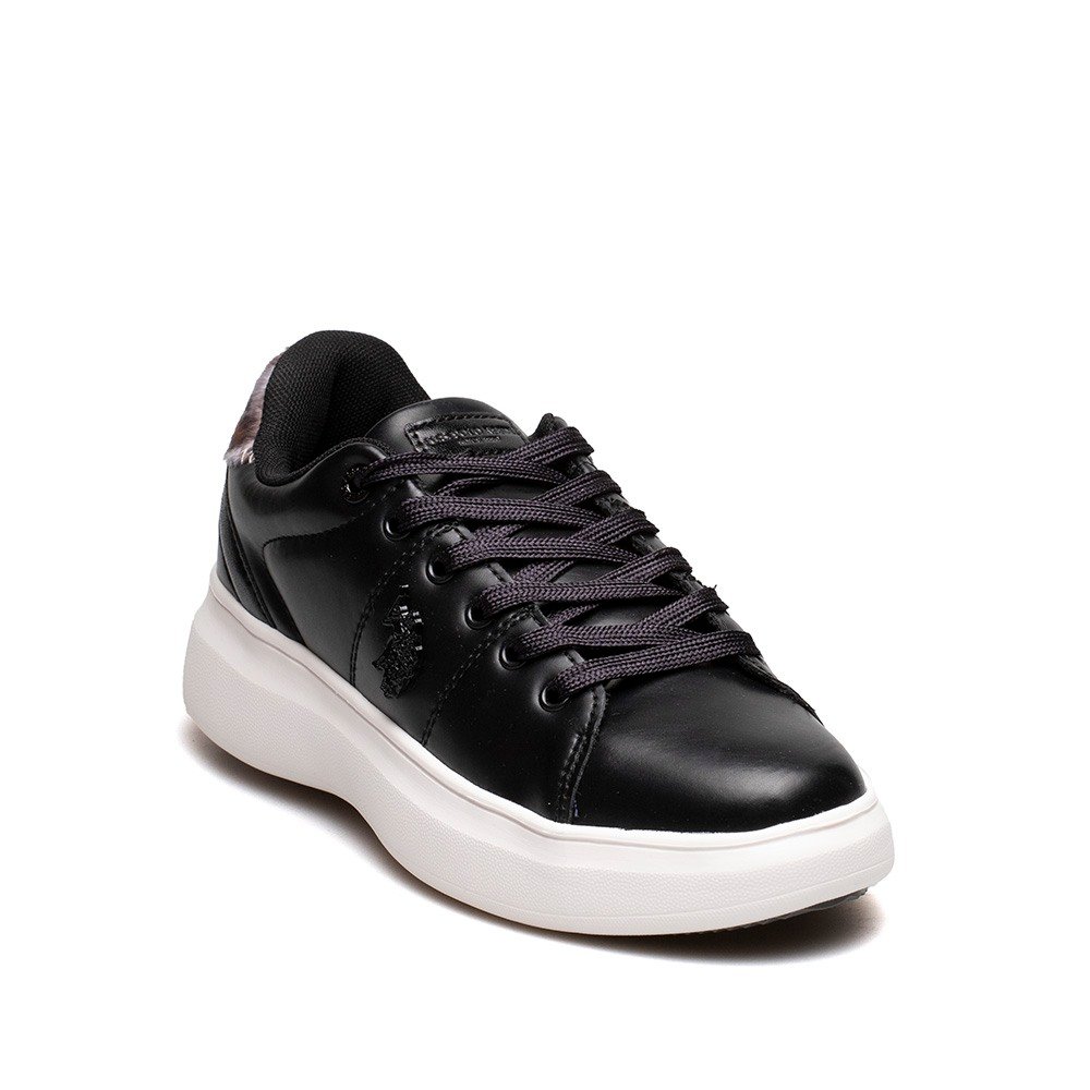 US POLO ΓΥΝΑΙΚΕΙΑ SNEAKERS JEWEL002 ΜΑΥΡΑ - Image 2