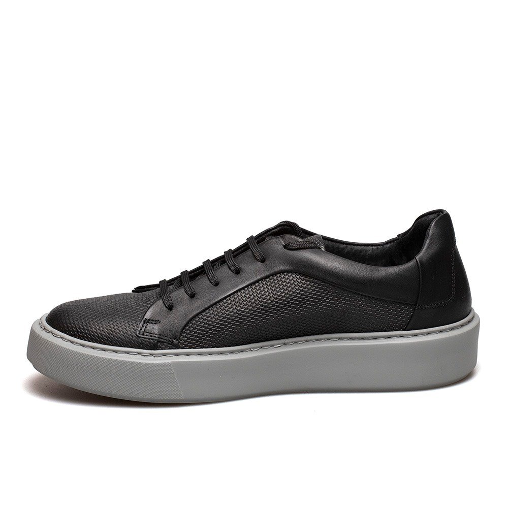 ROBINSON ΑΝΔΡΙΚΑ ΔΕΡΜΑΤΙΝΑ XLight SNEAKERS 2261 ΜΑΥΡΑ - Image 3