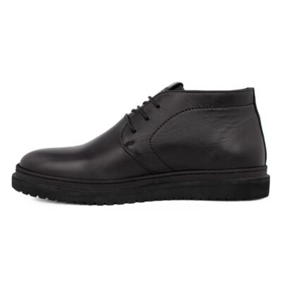 BOSS SHOES ΑΝΔΡΙΚΑ ΔΕΡΜΑΤΙΝΑ ΜΠΟΤΑΚΙΑ X6793 BLACK - Image 3
