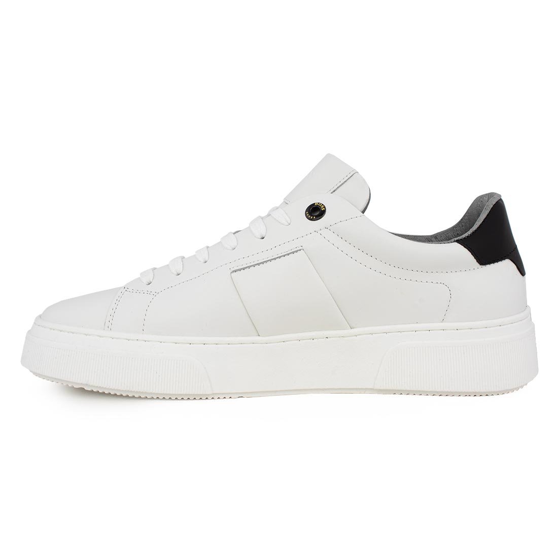 BOSS SHOES ΑΝΔΡΙΚΑ ΔΕΡΜΑΤΙΝΑ SNEAKERS XZ521 WHITE - Image 3