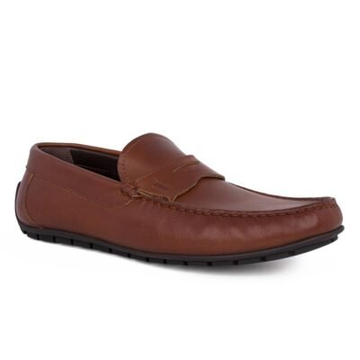 BOSS SHOES ΑΝΔΡΙΚΑ ΔΕΡΜΑΤΙΝΑ DRIVER ΜΟΚΑΣΙΝΙΑ Z7538 COGNAC - Image 2