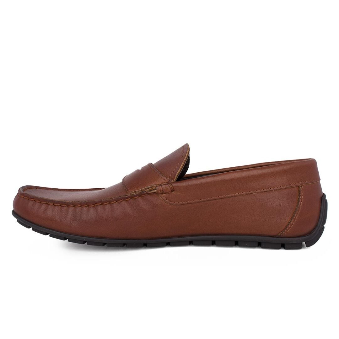 BOSS SHOES ΑΝΔΡΙΚΑ ΔΕΡΜΑΤΙΝΑ DRIVER ΜΟΚΑΣΙΝΙΑ Z7538 COGNAC - Image 3