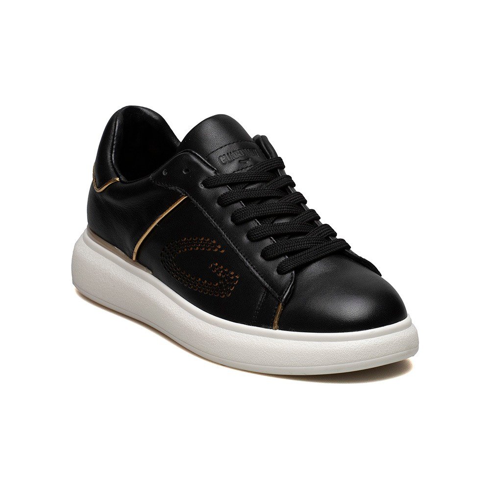 GUARDIANI ΓΥΝΑΙΚΕΙΑ ΔΕΡΜΑΤΙΝΑ SNEAKERS KING 0016 LOW W ΜΑΥΡΑ - Image 2