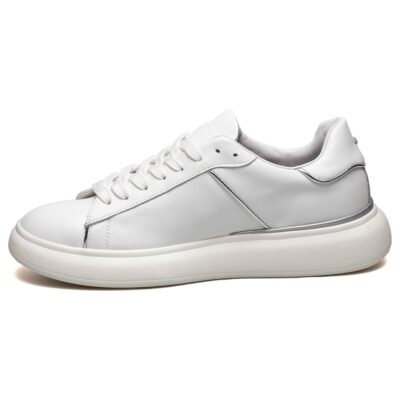 GUARDIANI ΓΥΝΑΙΚΕΙΑ ΔΕΡΜΑΤΙΝΑ SNEAKERS KING 0016 LOW W ΛΕΥΚΑ - Image 3